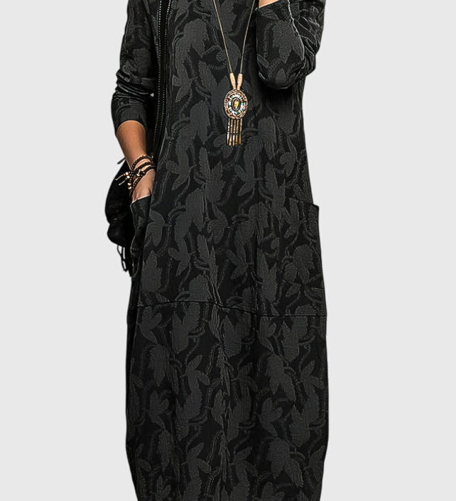 Victoria | Robe Décontractée à Col Rond