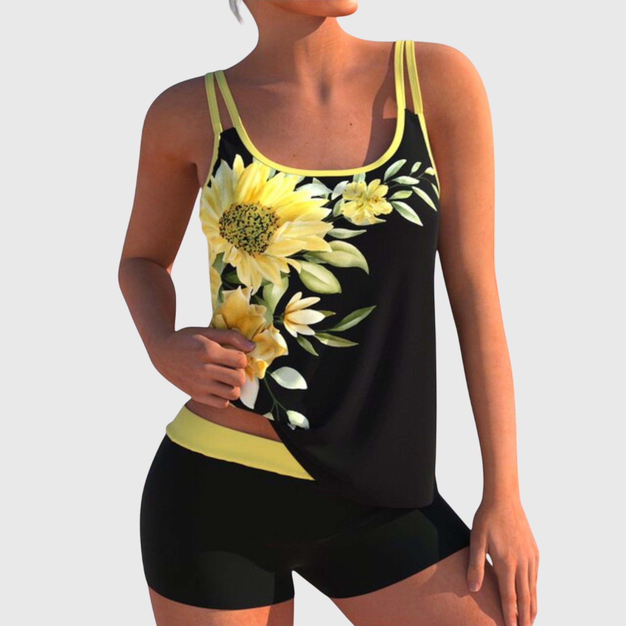 Clotilde | Maillot de bain floral deux pièces