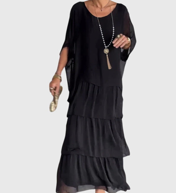 Patricia | Robe Élégante Longue et Fluide
