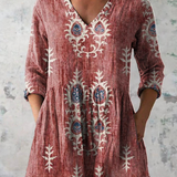 Elise | Blouse Longue avec Décolleté en V