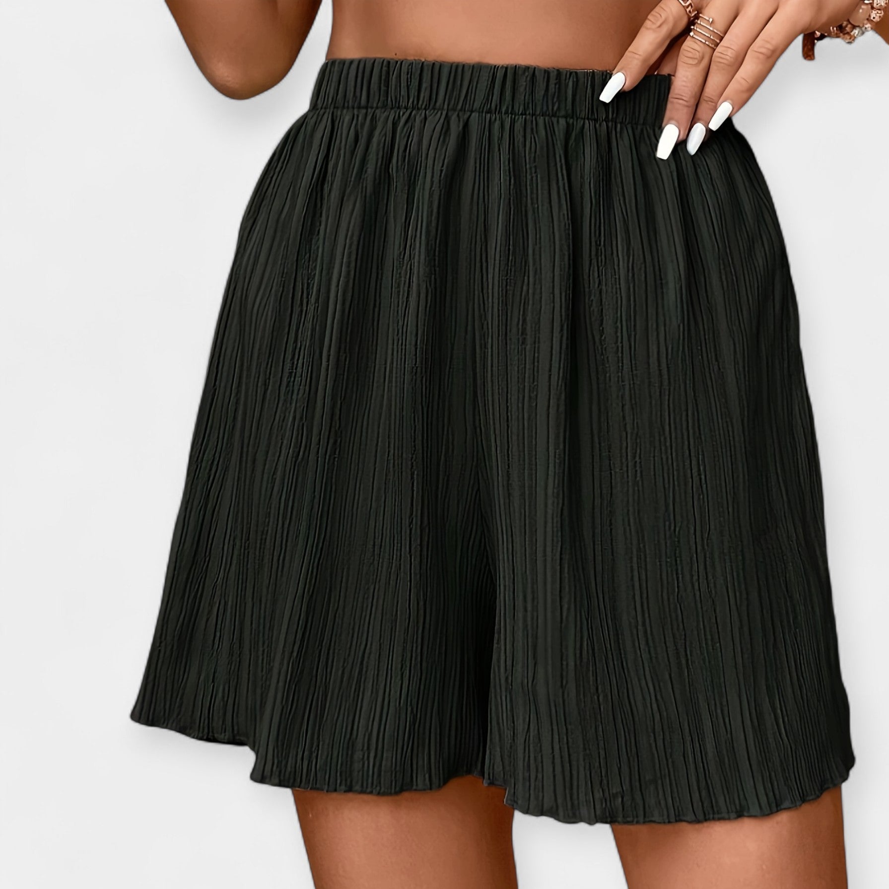 Shorts Élégants avec Pli