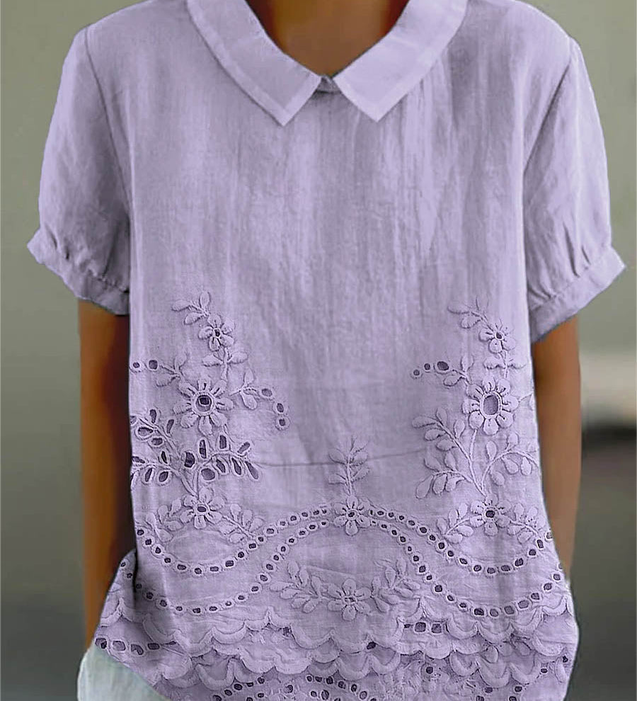 Lily | Chemise Brodée Florale