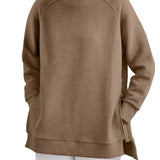 Fanolie - Sweat-shirt à col zippé élégant et confortable