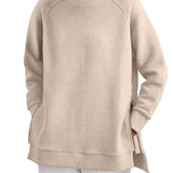 Fanolie - Sweat-shirt à col zippé élégant et confortable