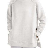Fanolie - Sweat-shirt à col zippé élégant et confortable