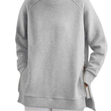 Fanolie - Sweat-shirt à col zippé élégant et confortable