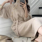 Zéphirine | Robe midi côtelée chic