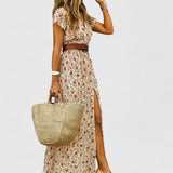 Caroline | Robe Maxi Boho Élégante