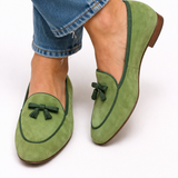 Faunia - Chaussure Plate Élégante avec Nœud