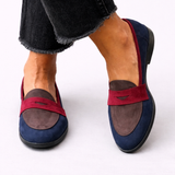 Loraine - Mocassin Élégant Bicolore