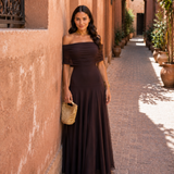 Ostende | Robe Longue Toledo Marron