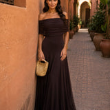 Ostende | Robe Longue Toledo Marron