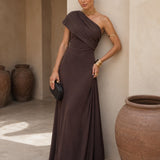 Ostende | Robe Longue Toledo Marron