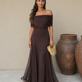 Ostende | Robe Longue Toledo Marron