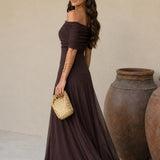 Ostende | Robe Longue Toledo Marron