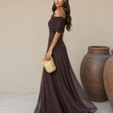 Ostende | Robe Longue Toledo Marron