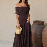 Ostende | Robe Longue Toledo Marron