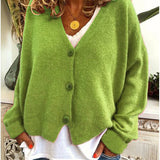 Aline - Gilet Boutonné V-Neck Confortable