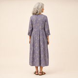 Lino - Robe d’Été Imprimée Flatteuse