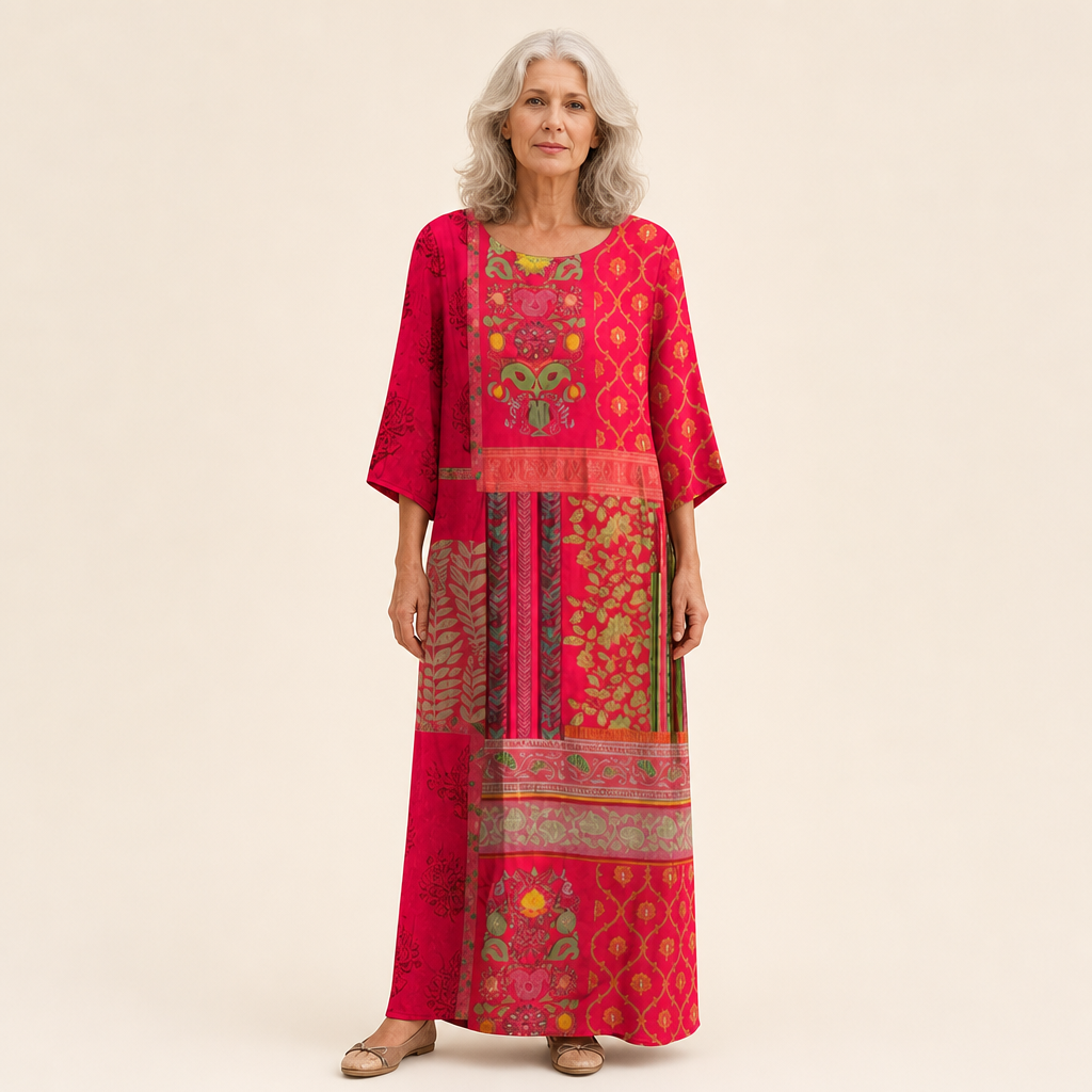 Iris - Robe longue fluide chic et confortable