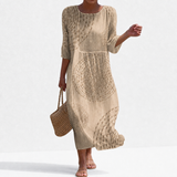 Juliette - Robe brodée décontractée pour femme.