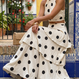 Collioure | Ensemble Top et Jupe à Pois