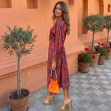 Noirmoutier | Robe Midi Imprimée