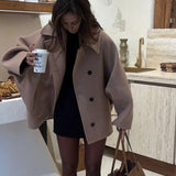 Corentine | Manteau en laine oversized