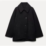 Corentine | Manteau en laine oversized