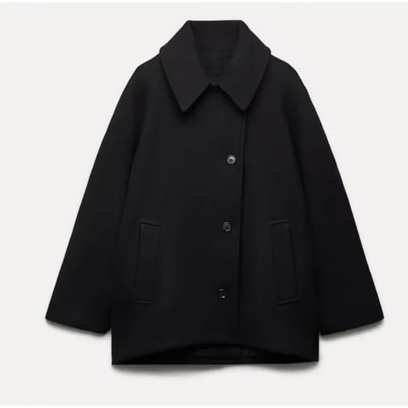 Corentine | Manteau en laine oversized