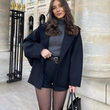 Corentine | Manteau en laine oversized