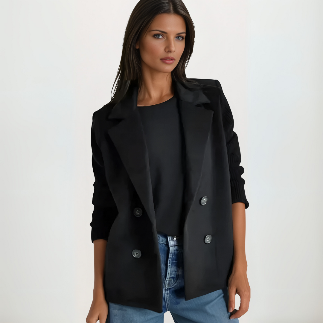 Jovanne - Veste en maille avec coupe de blazer