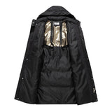 Jolande | Parka thermique matelassée extra-longue pour femme, avec capuche et poignets côtelés