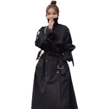 Sacha | Manteau oversized pour femme, avec double boutonnage et pare-vent
