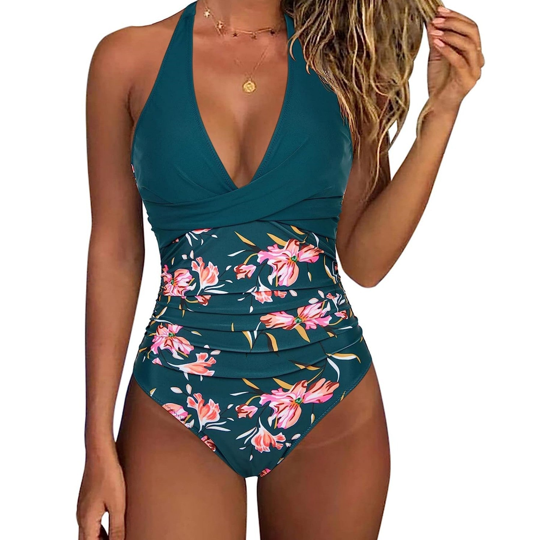 Rosalie | Maillot de Bain Sculptant à Col V