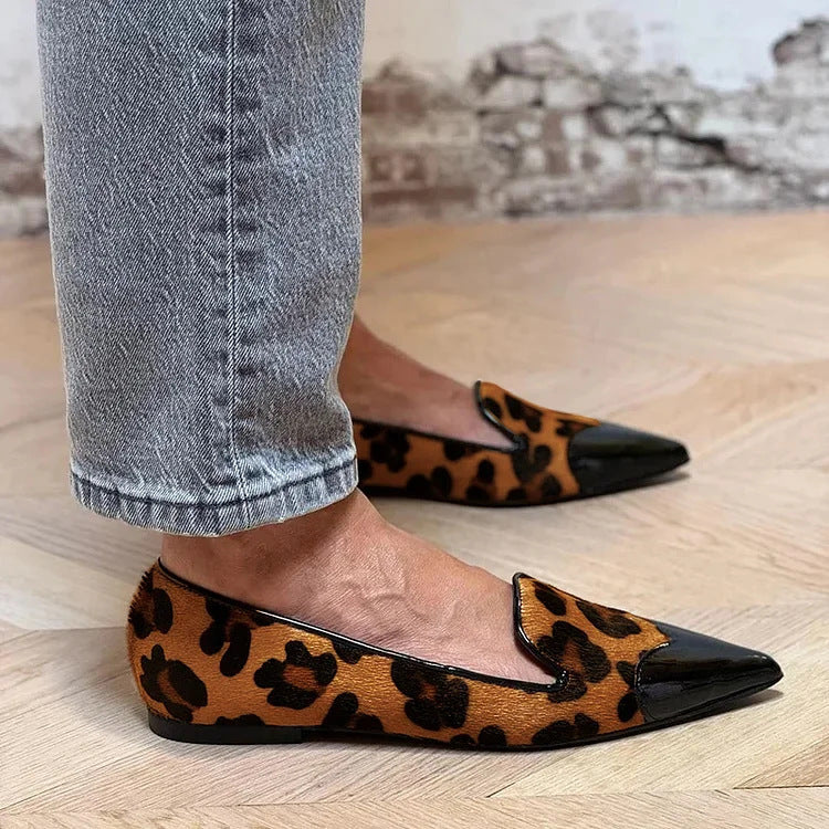 Jacinthine - Mocassins Charm Léopard