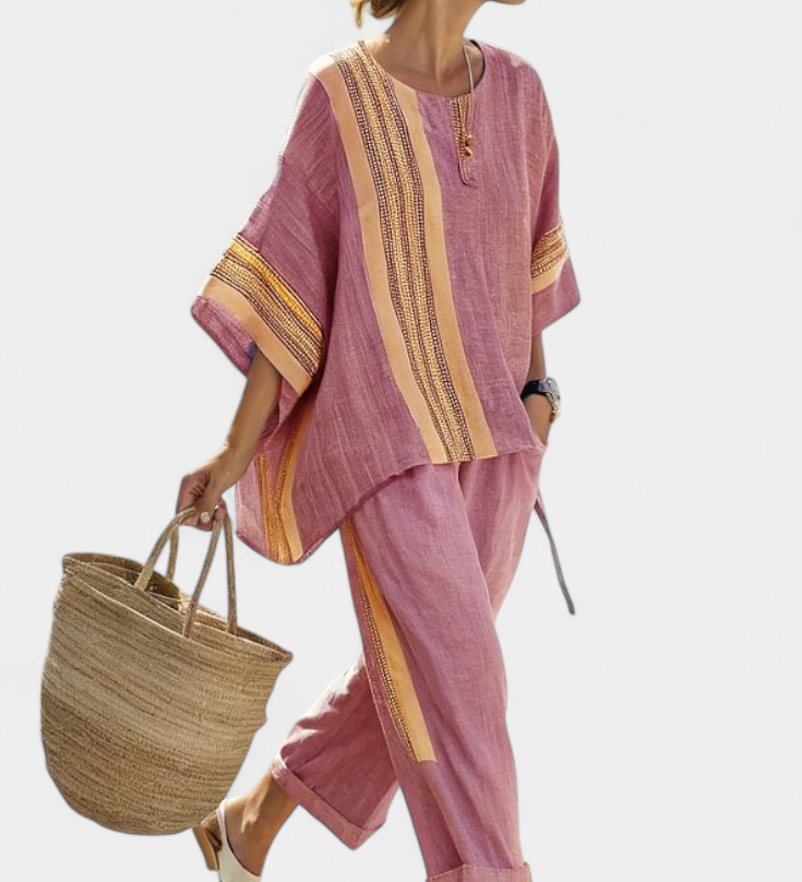 Lorena - Ensemble Boho Lin et Bambou