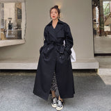 Sacha | Manteau oversized pour femme, avec double boutonnage et pare-vent