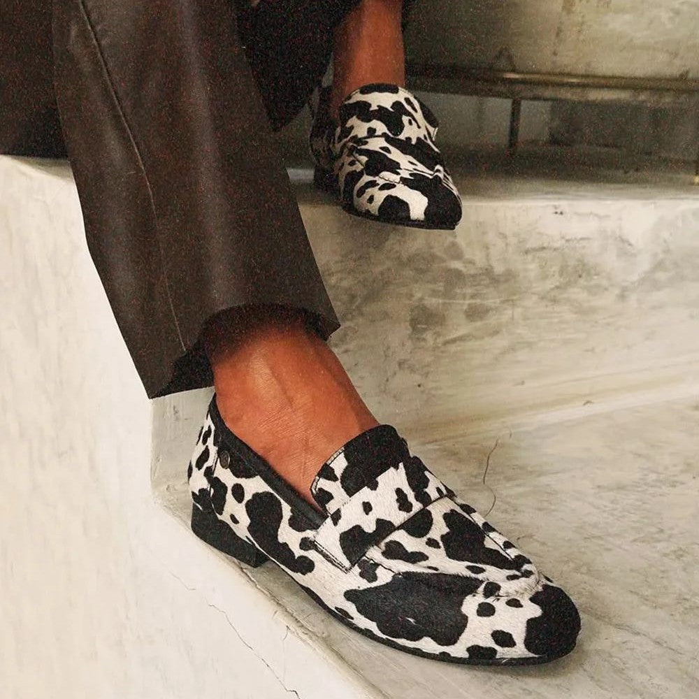 Aldegonde - Mocassins monochromes ludiques