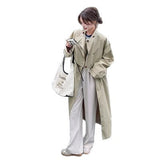 Rosalinde | Trench coat oversized pour femme, avec cape dans le dos et cordon de réglage à la taille