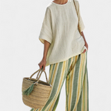 Olívia - Ensemble en Lin Bambu Olive