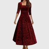 Julie | Robe Maxi Élégante à Motifs