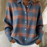 Mélisande – Blouse à Capuche Douce avec Motif à Carreaux