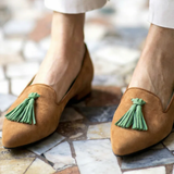 Fabiola - Mocassin avec un pompon