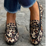 Quentine - Mocassin Léopard Moderne