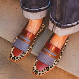 Tiphanie - Mocassin Élégant Léopard