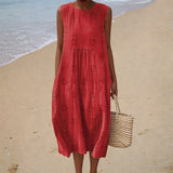 Violaine | Robe Sans Manches Estivale