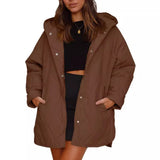 Kessie - Manteau d'hiver oversize avec capuche