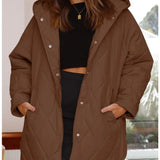 Kessie - Manteau d'hiver oversize avec capuche