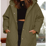 Kessie - Manteau d'hiver oversize avec capuche